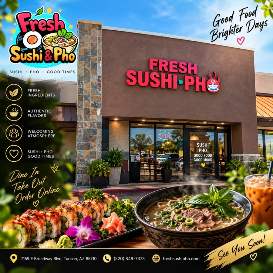 Fresh Sushi Restaurant in Tucson, AZ 85710